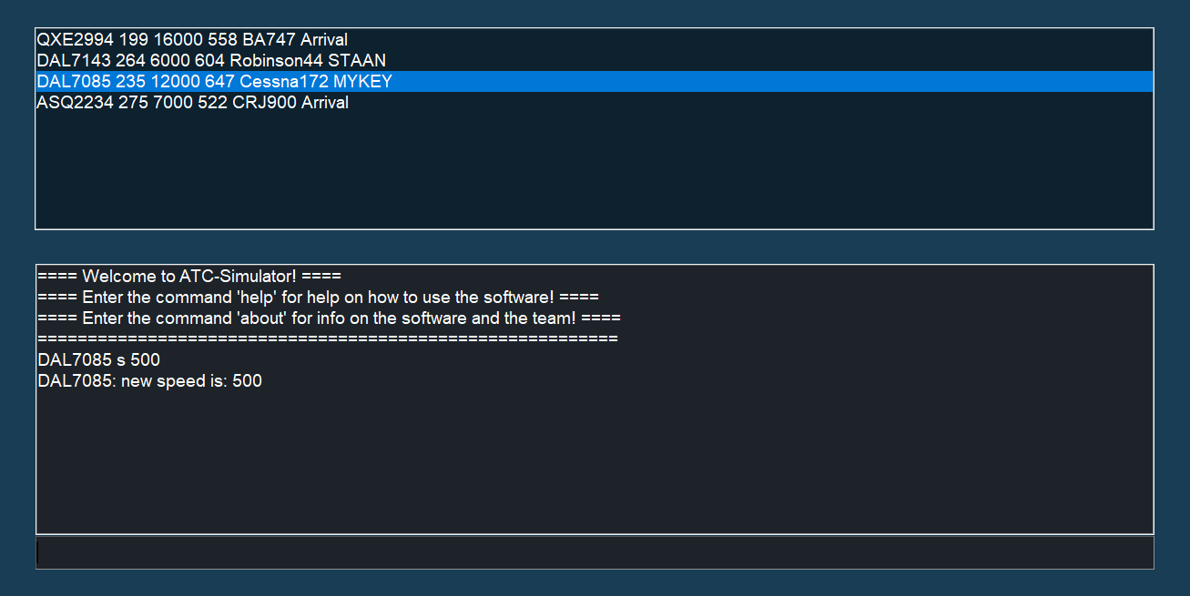 A screenshot showcasing the Front-End design for the Software