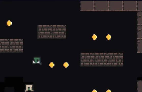 A screenshot showcasing the level of Gobbie Quest's Demo